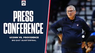 Postgame Press Conference  UConn vs Providence  BIG EAST Quarterfinal [upl. by Suixela]