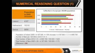 Numerical Reasoning Numeracy Tests  How To Ace Aptitude Tests 47 [upl. by Kcirneh540]