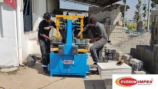 Hydro vibro rubber paver demoulding machine by Everon impex 9843762454 [upl. by Aimak]