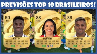 Previsões Top 10 Jogadores Brasileiros  FC 25 Ultimate Team [upl. by Nnairrehs]