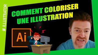 Formation Illustrator  Comment coloriser une illustration rapidement [upl. by Nnylav450]