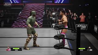 AEW Fight Forever Anthony Bowens vs Malakai Black Reptile [upl. by Kohn245]