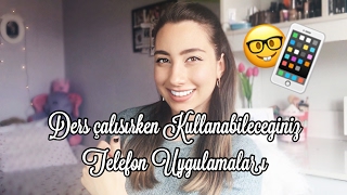 Ders Çalışırken Kullanılabilecek Telefon Uygulamaları  Selin Türkol [upl. by Cohby538]