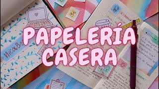 DISEÑO MI PROPIA PAPELERÍA para APUNTES o DIARIO 15 🌜MANUALIDADES CON PAPEL para hacer en CASA [upl. by Oirasan]