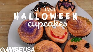 Halloween Cupcakes in the Air Fryer Oven [upl. by Airtemed]