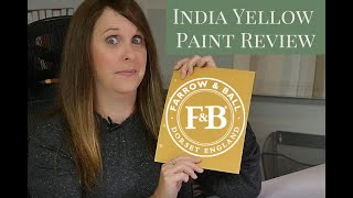 INDIA YELLOW Farrow and Ball Colour Review [upl. by Sydelle]