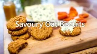 Simple amp Delicious Savoury Oat Biscuits Recipe [upl. by Bevis372]