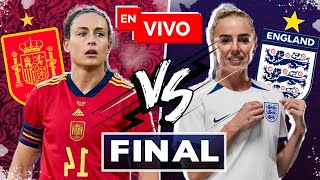 🔴 España 1 vs Inglaterra 0  Final Mundial Femenino [upl. by Mohl]