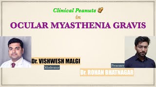 Clinical Peanuts 🥜 Ocular Myastheina Gravis case discussion for Residents and trainees [upl. by Enavi]