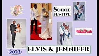 ELVIS amp JENNIFER SOIREE FESTIVE KIMBANGUIST WEDDING [upl. by Ordnagela]