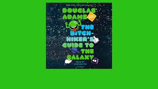 The Hitchhikers Guide to the Galaxy Douglas Adams read by Stephen Fry  audiobook excerpt [upl. by Allemrac]