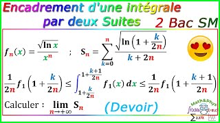 Méthode des Rectangles  Calcul dAire  Calcul Intégrale  2 Bac SM  Exercice 35 [upl. by Soisatsana]