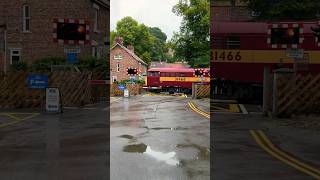 EWS Class 31 Diesel Train at Pickering Crossing [upl. by Novad]