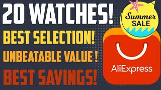 20 Unbeatable Watches for Aliexpress 2024 summer sale  The Watcher [upl. by Gasparo]