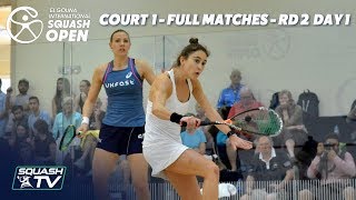 Squash El Gouna International  Court 1  Full Matches  Rd 2 Day 1 [upl. by Malynda940]