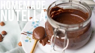 RECEPT Homemade Nutella  OhMyFoodness [upl. by Hashim744]