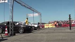 VW Corrado VR6 Turbo vs VW Golf II VR6 Turbo  14 mile  Race at Airport 20052012 [upl. by Ecinahs444]