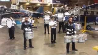 Aviation High School Color Guard Drill Team Drum Corp [upl. by Karsten548]