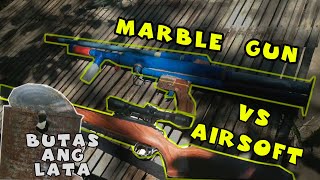 Denatured Alcohol Gun Marble Gun vs AIrsoft Sniper VSR10  Accuracy and Penetration Test [upl. by Hegarty]