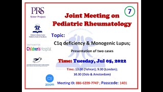 Joint Meeting on Ped Rheumatology Childrens Medical Center amp PReS Sister Project 7 [upl. by Hairehcaz]