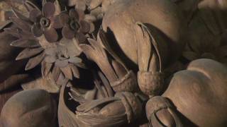 Grinling Gibbons carvings at Hampton Court Palace [upl. by Modla]