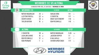 VSDCA  J G Craig Under 15 West Group  Round 4  Werribee v Altona [upl. by Kieffer]