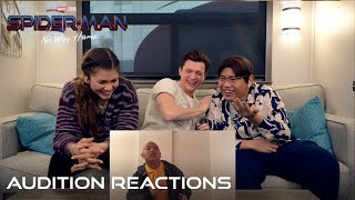 SPIDERMAN No Way Home  Cast Audition Reactions [upl. by Nahtad650]