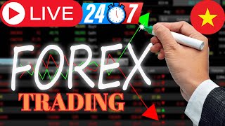 🔴LIVE Forex 247  Giao Dịch Thực Chiến  My Trading Strategy [upl. by Aneekan]