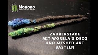 Bunte Zauberstäbe mit Worbla basteln [upl. by Lethia]