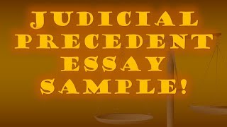 Legal System amp Method  Chapter 2 Judicial Precedent Degree  Year 1 [upl. by Odille614]