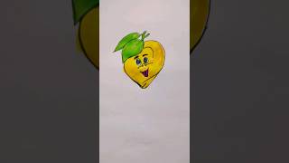 easy cartoon drawing papaya youtubeshorts amaira comedy cute youtube trending viral funny [upl. by Arty]