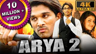 Arya 2 4K  Allu Arjun Blockbuster Romantic Action Film  Kajal Aggarwal Navdeep Brahmanandam [upl. by Enyaht443]