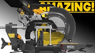 Dewalts AMAZING New FlexVolt Miter Saw [upl. by Anastase362]