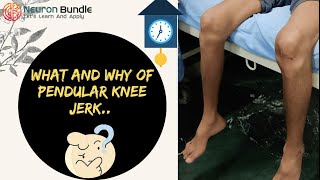 Pendular Knee Jerk reflex cerebellar functions ataxia neurology [upl. by Yenaiv70]