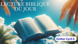 Lecture biblique audio du jour 11 Juillet 2024 Abdias 1 1 à 15 [upl. by Naahsar]