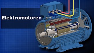 Wie Elektromotoren funktionieren Drehstrommotoren Dreiphasen Wechselstrommotor Induktionsmotor [upl. by Anam]