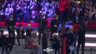 151202 MAMA in HONG KONG  BTS REACT TO BIG BANG [upl. by Kama]