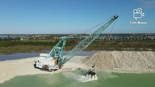 really Huge    Biggest draglines excavator in state of Florida [upl. by Warrin27]