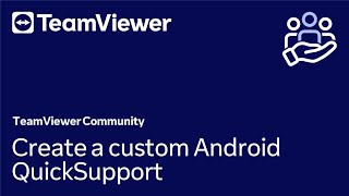 Create a custom Android QuickSupport [upl. by Dotson]