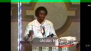 hearns vs hagler pre fight words and 2 brits [upl. by Eneleahs]