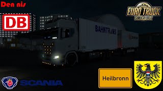 ETS2 🚛 HEILBRONN Map SCANIA R730s mit Wechselbrücken für die Deutsche Bahn  EURO TRUCK SIMULATOR 2 [upl. by Abana]