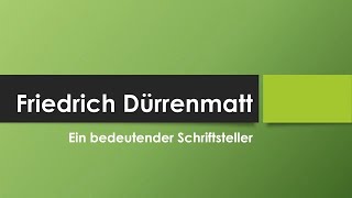 Friedrich Dürrenmatt [upl. by Karilynn]