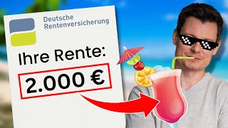 So viel musst du für 2000 Euro Rente verdienen echt heftig [upl. by Specht]