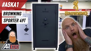 Brownings BIGGEST Gun Safe Under 2500  Browning Sporter 49T Gun Safe Review [upl. by Melessa]