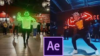 Glowing Lines Effect  Blottermedia Dance Effects After Effects Tutorial [upl. by Thamos]