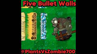 Plants Vs Zombies Break Through Five Bullet walls pvz youtubeshorts shorts [upl. by Short]