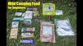 Wild Camping Food for beginners [upl. by Georgine]