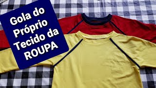 COMO PREGAR A GOLA DA CAMISA PÓLO [upl. by Turro143]