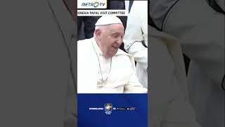 Paus Franciscus Misi Kemanusiaan dan Persaudaraan di Indonesia shorts [upl. by Ellenuahs332]