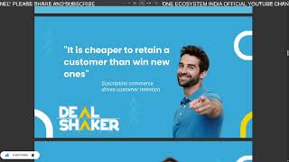 Official Dealshaker Presentation  OneEcosystem India [upl. by Newton]